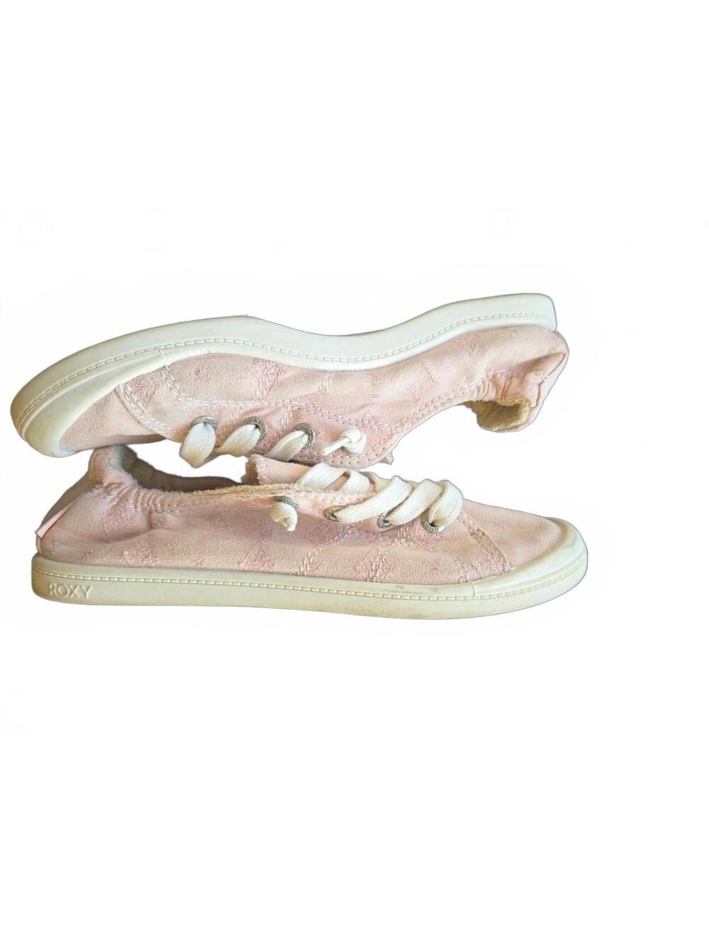 Roxy pink lace up sneakers Sz 7
